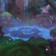 One of the locations in Bel'ameth, the new Night Elf Capital City in World of Warcraft's Patch 10.2.5.